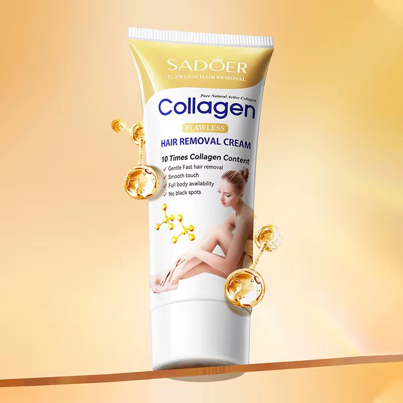 Crème épilatoire collagène 